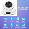 Cameras IP 2,8 mm large angle 8MP 4K IP CAME CAMERIE EXTÉRIEUR AI DETECTION HUMAIN H.265 ONVF CCTV METAL DOME Infrarouge 5MP 4MP POE Video Security Camera D240510