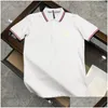 Mens Polos Designer Basic Business S Shirt Fashion France Thirts Therts Assorized Armbrofers Letter Barges Shorts Drop Deliver