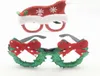 Occhiali ornamenti natalizi universali per bambini adulti giocattoli natalizi Babbo Natale Snowman Antler Decorazione natalizio Glasshi2471240