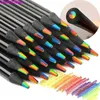 Crayons gradient arc-en-ciel crayon adulte de couleur géante crayon multicolore art peinture colorée sketting standing 8 couleurs d240510