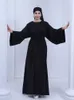 民族衣類ラマダン・イード・ニダ・ドバイ・アバヤ・トルコ・イスラム・アバヤ女性イスラム教徒の長い控えめなドレスka vestidos robe femme musulmane kaftan t240510