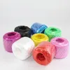 Opbergzakken 500 m/rol plastic touw balbanden pp kleur niet-slip scheurpakking bindingsgordel geschenkverpakking decoraties