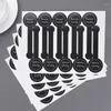 Geschenkomschakel 50 stks "Handgemaakte" zwarte afdichtingssticker cakebox labels verpakking label DIY