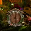 Decorative Figurines Tree Fairy Decor Imitation 3D Miniature House Door Accessories For DIY Landscape