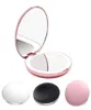 Light Light Mini maquillage miroir compact Pocket Face Lèce miroir cosmétique Voyage Éclairage portable Miroir 1x5x Magniture pliable Y206427890