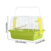 Other Bird Supplies Carrier Bag Standing Parrot Portable Transport Lovebirds Double Shoulder For Outgoing Travel Cage Stick