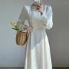 Vestidos casuais 2024 Summer elegante doce avançado artesanato 3d estilo chinês cheongsam skirtspring douring coletor de piquenique vestido de piquenique