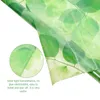 Fensteraufkleber grüne Blätter Privatsphäre Klammerblatt gefrostete Filmaufkleber Anti-Peeping-Badglas-Aufkleber