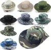 Chapeaux de soleil CAP Men des femmes Camouflage Bucket Hat avec des cordes pêcheur cap Panama Safari Boonie18692576