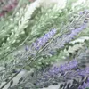 Dekorative Blumen 1/3Bundle Artificial Provence Plastik Lavendel Hochzeitsvase für Wohnkultur Getreide Weihnachten falsche Pflanze