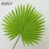 Decorative Flowers Green Plants Artificial Flower Sunflower Leaf Latex Round Fan DIY Decoration Wedding Arrangement Home Set Display