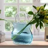 Vazen Purse Vaas Modern Clear Glass Hanging Planter Hydroponische Deskop Tulip Flowers Basket Home Decoratie Woonkamer Ornamenten