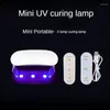 Nail Dryers Portable Dryer Lamp UV LED Light For Curing All Gel Polish USB Rechargeable Quick Dry Manicure Machine Art Tools