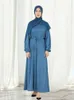 Abbigliamento etnico abayas per vestiti di preghiera Donne Ramadan Abaya Dubai Turchia Islam Arabica Hijab Hijab abito modesto abito femme musulmane caftan t240510