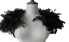 Реал -страусиный перо мех плевать плечами платковые платки шарфы Свадебные платки аксессуары. Цвета 37419933