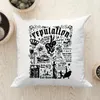 Pillow 1pc Reputation Pattern Velvet Pillowcases Music Vocal Concert For Room S Home Office Living Decor