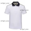 Guuchi Mens T-shirt 2023 Italie Shirt Polot G-Shirt Men de mode Polo Gu T-shirts Collits courts T-shirts Coton Coton High Quality Tops Collars 510