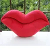 Oreiller 60 cm Sexy Red Love Lip Le canapé créatif en peluche Décoration Chaise Oreillers