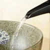Badkamer wastafel kranen waterkraan huishouden kunstbassin zwarte waterval kraan messing toiletmixer voor el