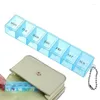 Bouteilles de rangement Dispentier Mini Sorter Organizer Boîtes Tablet Container Base Pills for Purse