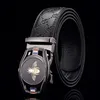 Cinturão masculino de nova fivela automática famosa marca masculina cinturão masculino cinto de couro elegante cinto de negócios 201214 224z
