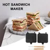 Pans-petit-déjeuner Sandwich Maker Handle Rovable Pan grillée Camping pour le fromage et les sandwichs grillés