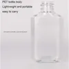 Speicherflaschen Promotion! 200 PCs 2 Unzen 60 ml Clear Fillsable Flip Top Pet Plastic Travel Flaschenbehälter