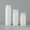 5 ml/10 ml/15 ml bianco vuoto vuoto in plastica in plastica in plastica bottiglie di crema per le dimensioni del contenitore Dimensione della crema da viaggio Pompa contenitore