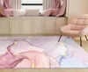 Tapis pour le salon moderne Abstrac Fantasie rose aquarelle tapis de chambre à coucher hall hall décorer les tapis non glissants nordiques pailtre6204702