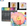 Crayons H B Set crayon de couleur premium 24 Couleurs de peinture à l'huile Crayon Perfect Art Supplies pour enfants et coloriages adultes D240510