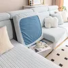 Stol täcker ellipsband soffa täcker elastisk kudde med hög stretch och dammtät förmåga för i vardagsrummet