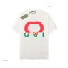 T-shirt de créateur masculin Summer G Shirt Luxury Brand T-shirts Guuchi Mens Womens Short Manches Hip Hop Streetwear Tops Gu Shirt Clothing 914