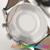 Relojes de nueva calidad de 46 mm B06 B01 Navitimer Cronógrafo Movimiento de batería Quartz Silver Dial Mod Watch Strap de cuero Floding Mens Wristwatchs