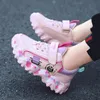 Brand Kids Scarpe Girls Girls Shoes Pink Princess Scarpe da tennis traspirante per bambini Scuola Scarpe Scarpe Atislip Trainer 240430