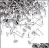 Autres 500pcs 4 5 6 mm 8 mm en acier inoxydable Post de boucle d'oreille Pins Base Pins CAPEO CAPEO CADEO Plateau rond plat pour bijoux de bricolage1 9607716