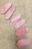 6 Facet Double Completed Sacred Point Подлинная натуральная чистая розовая Quartz Заживающий кристалл Gemstone Prism Wand 6080mm Reiki Stones 6139008