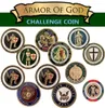American Military Challenge Coin Navy Air Force Marine Corps Corps Armor of God Challenge Badge Badge Collection Gifts239E3041887847