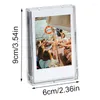 Frames zakken po 3 inch transparante pocardhouder voor instax mini -opslag verzamel boeknaamkaart