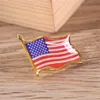 Kreativ die United States Flagge Revers Pins Kleine Emaille USA Amerikaner winken Flaggenabzeichen für Männer Krawatte Rucksackstifte Jacke 2043