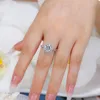 Pass Tester 1ct 2ct Moissanite Ring 925 Sterling Silver Moissanite Diamond Ring for Men Women for Daily Wear and Gift For Engagement Wedding