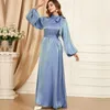 Ubranie etniczne wiosna impreza wieczór Abaya Lantern Slave sukienka muzułmańska marokańska kaftan Ramadan Jalabiya Islamski Dubai Arab Kaftan szat T240510