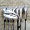 Projektant Ups Fedex Nowy 8pcs moda Wysoka jakość mężczyzn klubów golfowych Irons Golf Irons JPX923 Zestaw Hot Metal 5-9pgs Flex Steel Saft z osłoną głowy 659