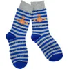 Chaussettes masculines 23SS à la mode occidentale impératrice de l'Ouest chaussettes douaireuses enfants à mi-longueur printemps / été bubble stripe sportive veau chaussettes Instagram