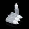 Lagerflaschen 10pcs 10 ml leerer plastikquadierbarer Tropfenflüssigkeits -Flaschen -Flaschenbehälter Box