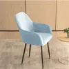 Крышка стулья Velvet High Arm Cover Elastic Dining Slipcover Seat для гостиной свадебные банкеты El Fundas Para Sillas