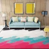 Tapis colorés 160x230 cm de tapis de tapis plaque de sol table basse pour le salon de la chambre à coucher