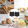 Pans-petit-déjeuner Sandwich Maker Handle Rovable Pan grillée Camping pour le fromage et les sandwichs grillés