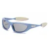 Nouvelles verres de mode à travers le vent YK avec lunettes de soleil à grand cadre