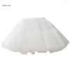 Vêtements de nuit pour femmes b36d femmes tulle tutus jupe courte taille élastique 6 couches jumeau de bulle