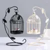 Candlers Candlestick Lantern Candlelight Decoration Décoration de mariage Bird Bird Cage Stand Candelabra Decor Home Decor